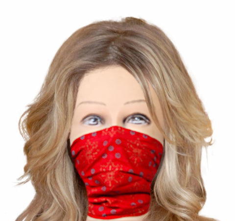 Face cloth mask red