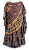 Digital Printed Skirt Green Desert