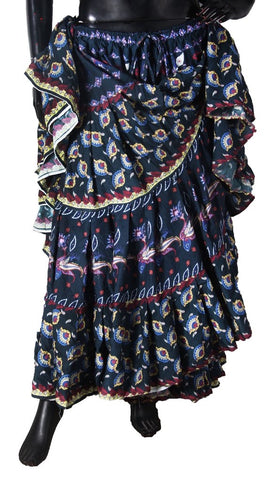 Digital Printed Skirt dark night