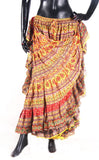 Digital Printed Skirt yellow moon