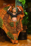 Block print skirt Sunset Beauty