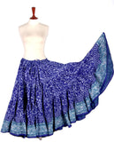Jodha Maharani Skirt Blue/Turquoise (100% Polyester)