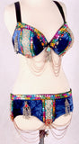 Marrakesh Bra Belt Blue