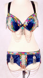 Marrakesh Bra Belt Blue