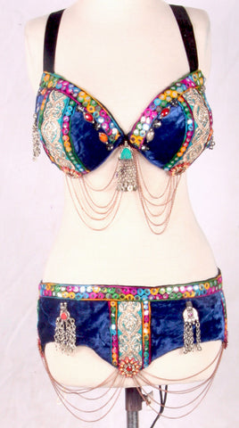 Marrakesh Bra Belt Blue