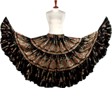 Block print skirt black beauty 2