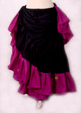 Mirror Skirt 25 Yards  Black Magenta