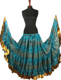 Block print skirt Jaipur Beauty 4 Border skirt with shiny trim