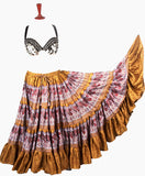 Block Print Skirt Gold Dust