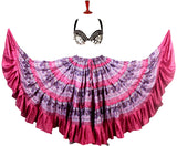 Block Print Skirt Bromliad