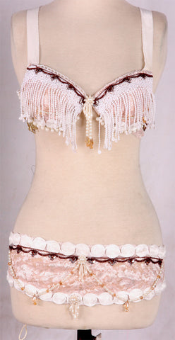 Steampunk Lace Bra Belt Set