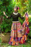 Block print skirt Tie Dye Beauty