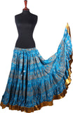 Block print skirt Jaipur Beauty 4 Border skirt with shiny trim