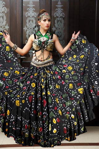 Jaipur multi dot skirt