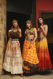 Jaipur multi dot padma skirt yellow