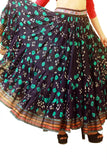 Jaipur multi dot padma skirt purple/turqouise