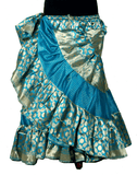 Turqouise banarsi skirt