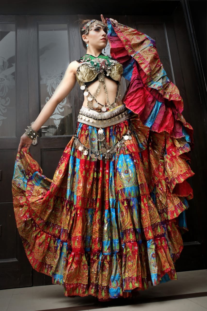 Block print beauty skirts