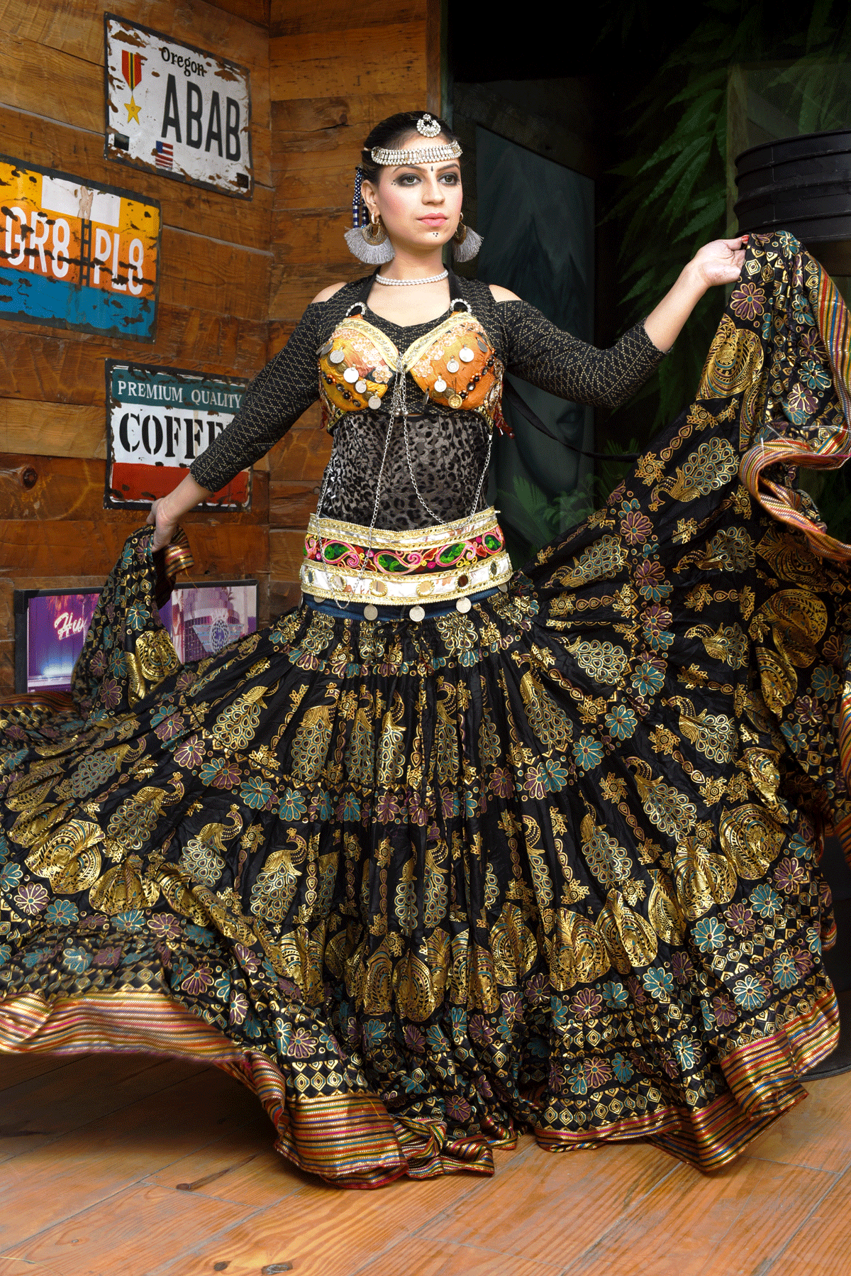 Padma Border Skirts