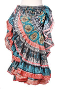 Digital print Skirt Black/Green