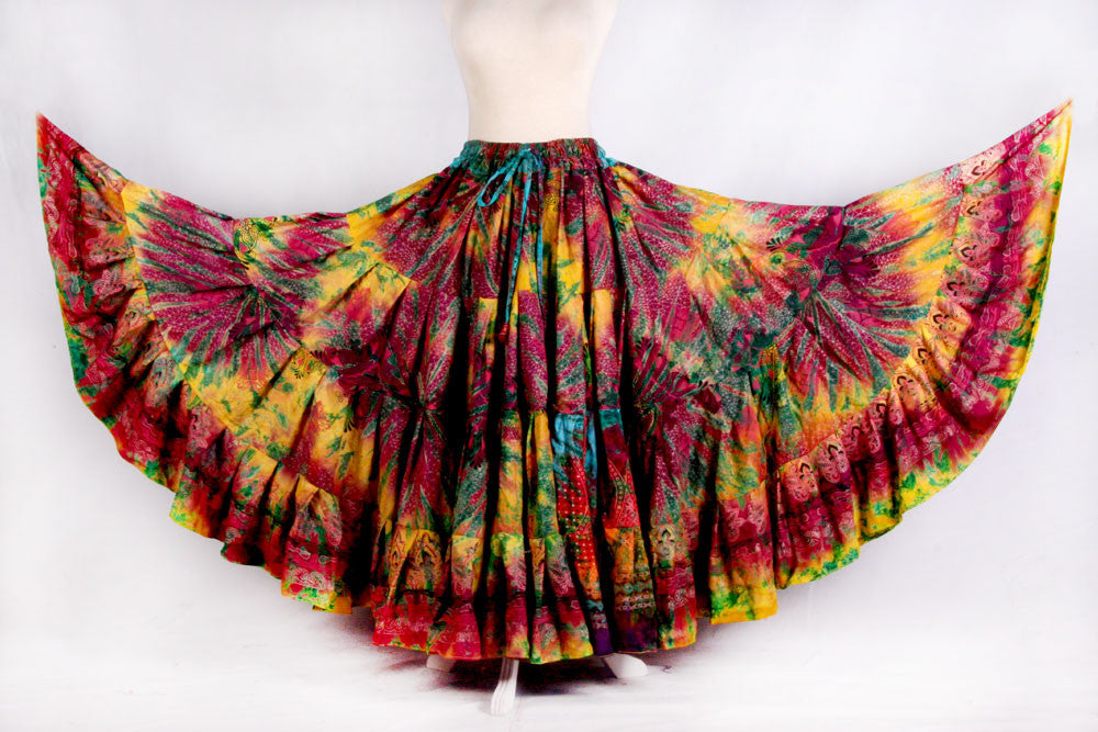 Block print skirt Spring
