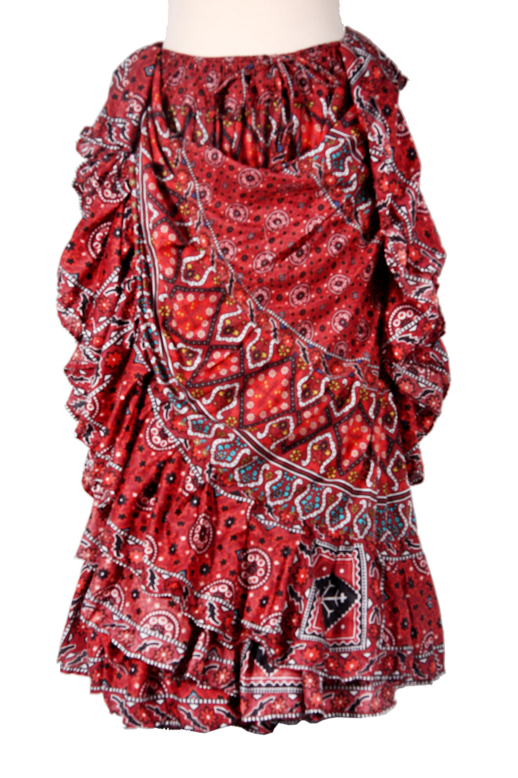 Digital print Skirt Ajrak WLS