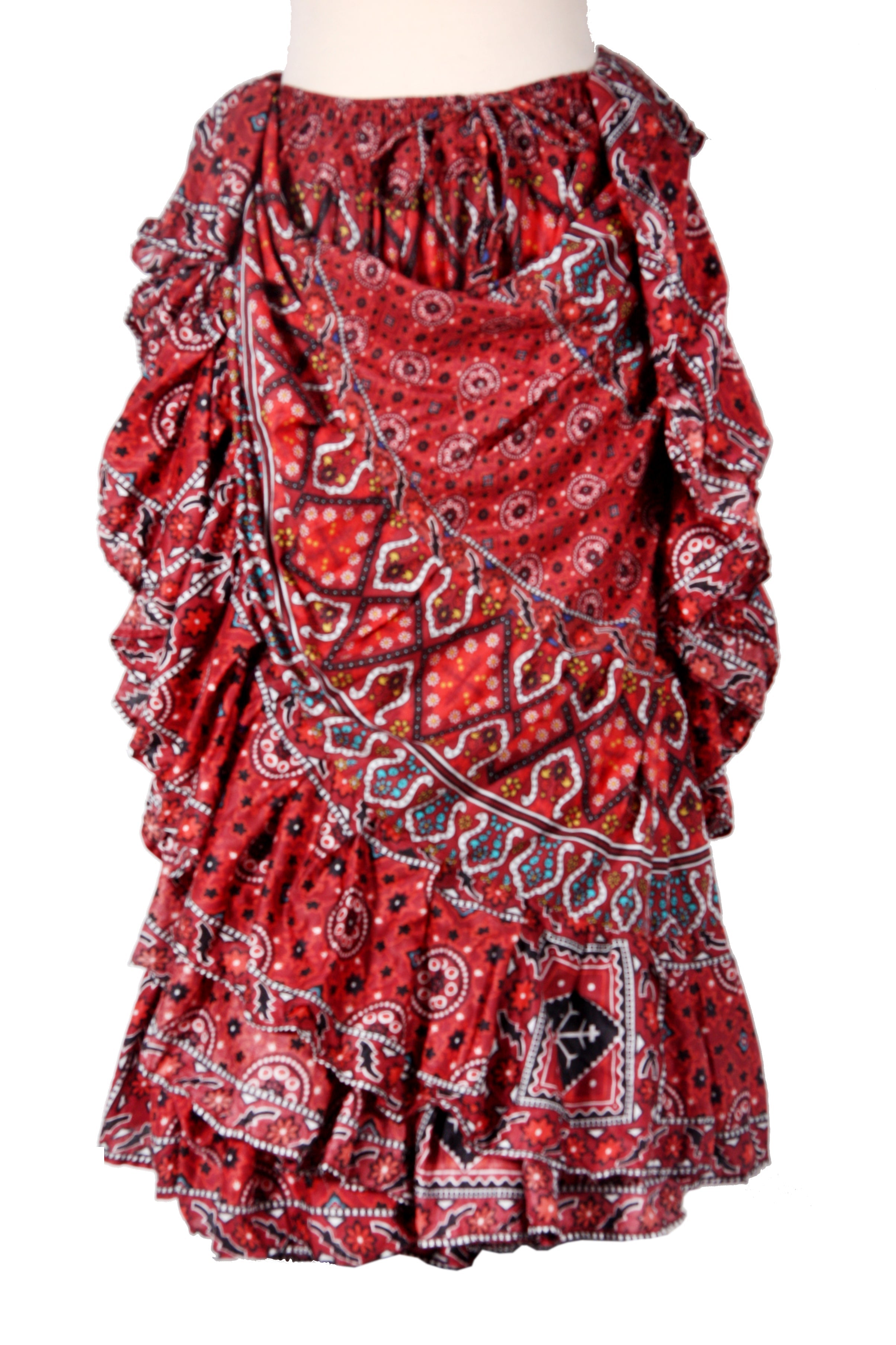Digital print Skirt Ajrak WLS
