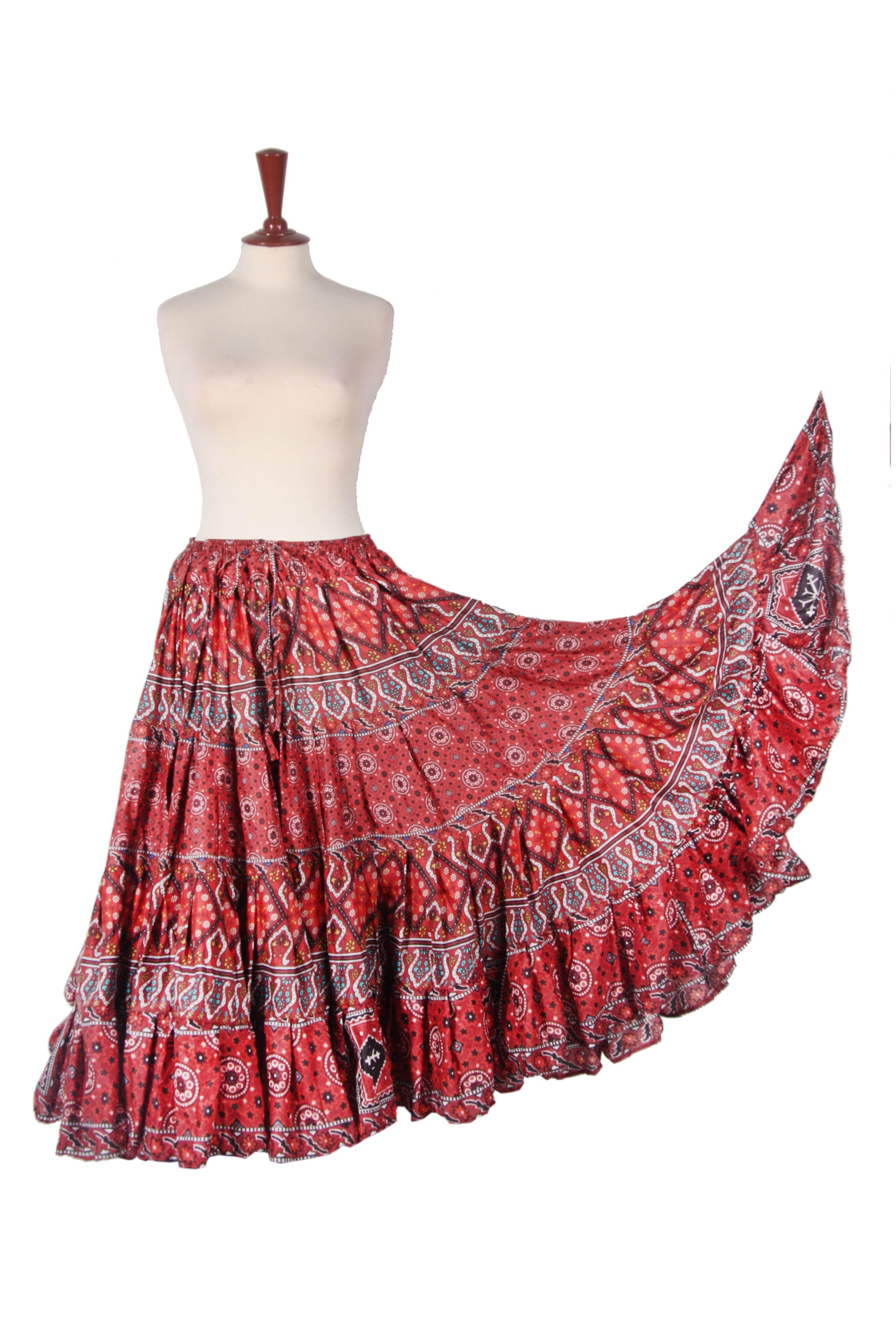 Digital print Skirt Ajrak WLS