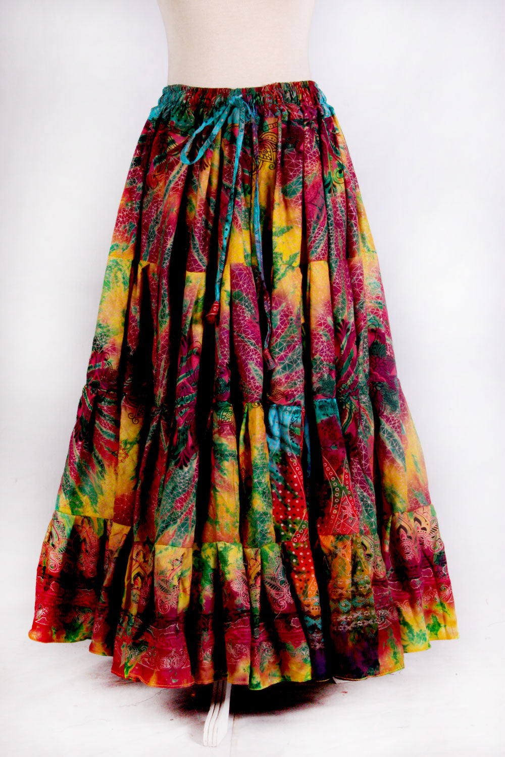 Block print skirt Spring