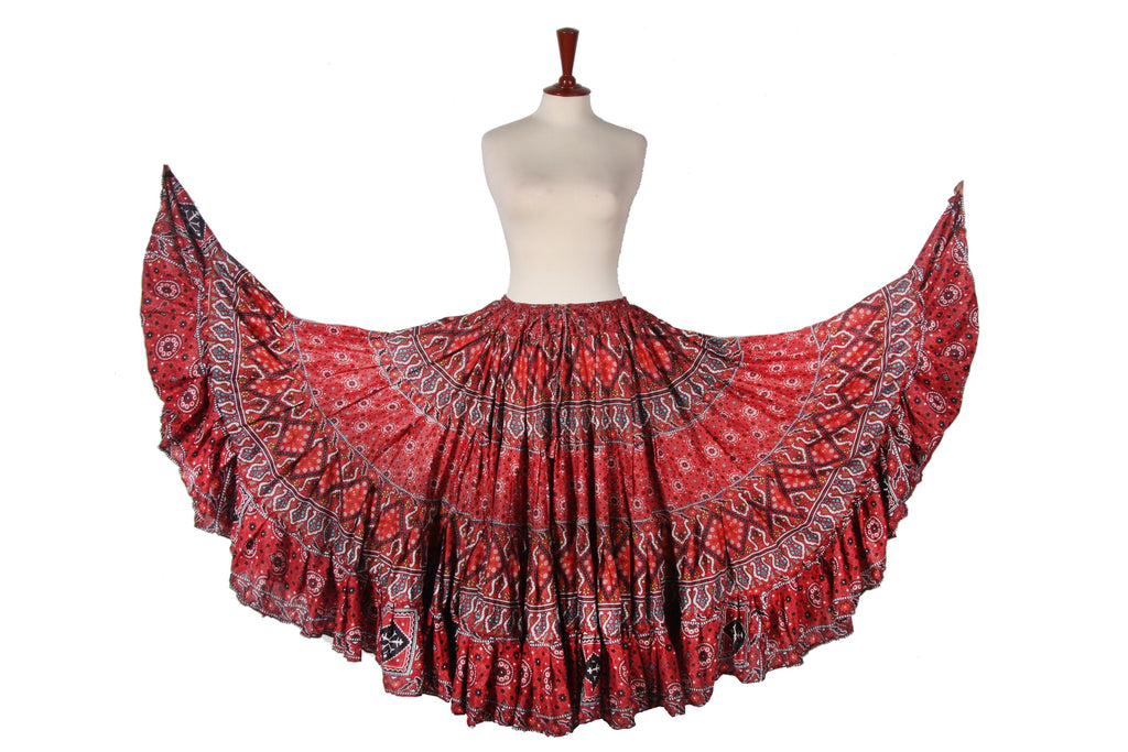Digital print Skirt Ajrak WLS