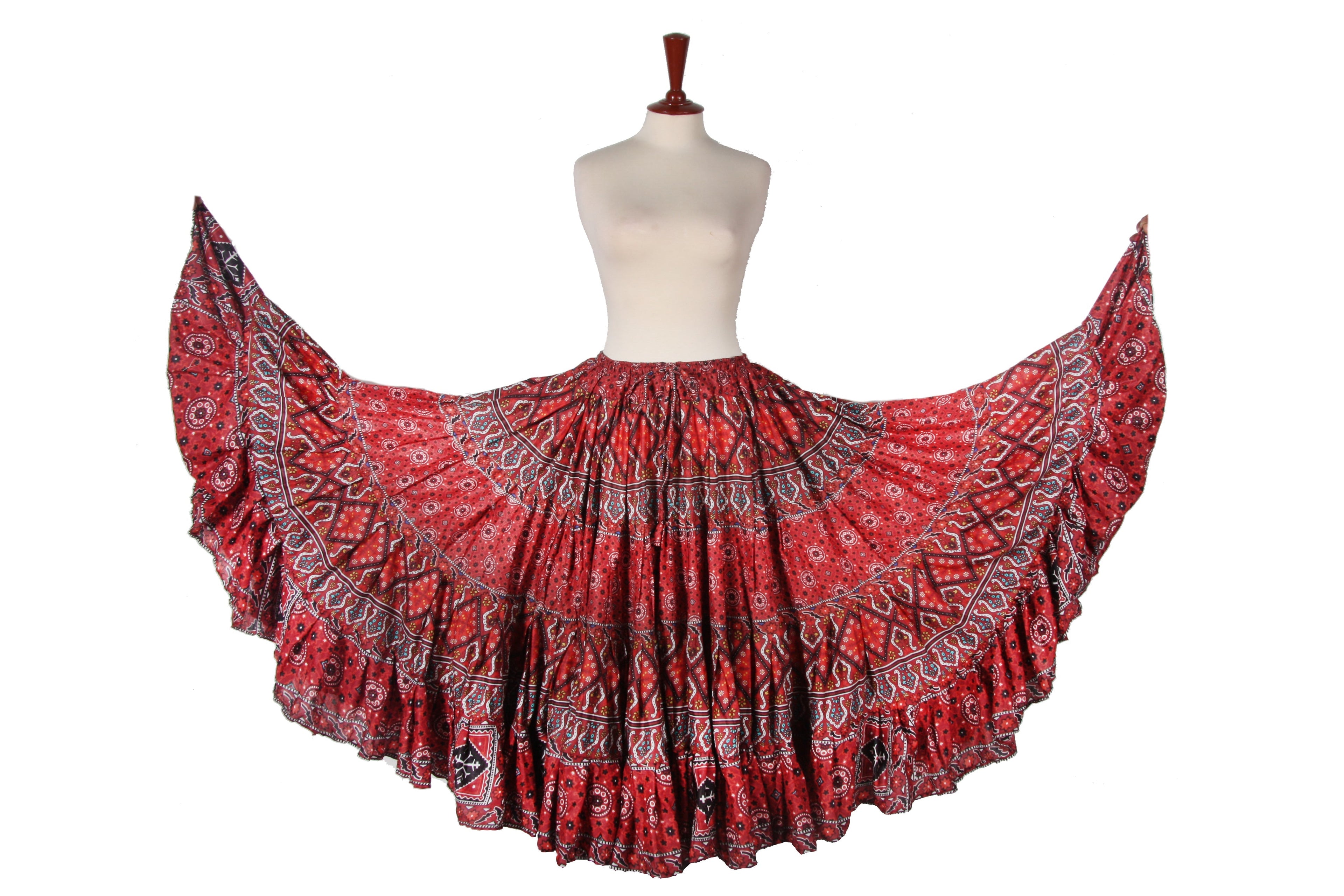 Digital print Skirt Ajrak WLS
