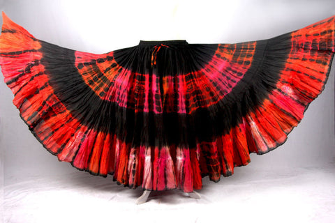 Christmas Skirt Black/Red WS