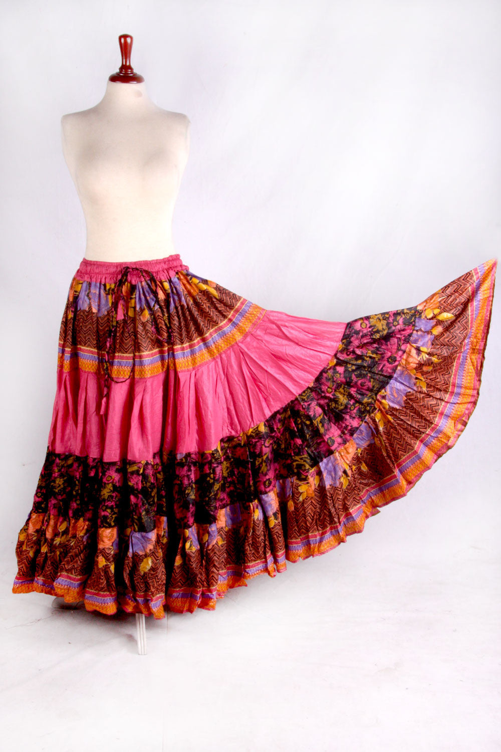 Printed Skirt Pink