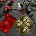 Finger Cymbals / Zills Antique Gold finish 100% Brass 4 pcs Set WS
