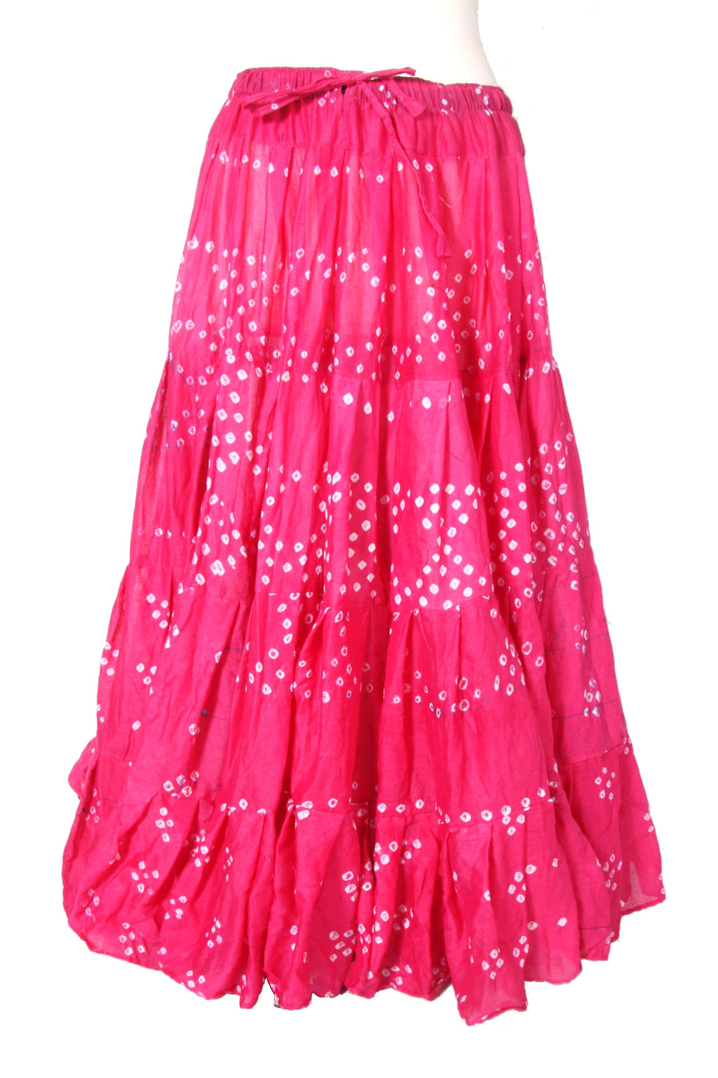 Jaipur white dot skirt pink WLS