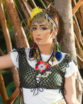 Banarsi Choli Vest Black Gold WS