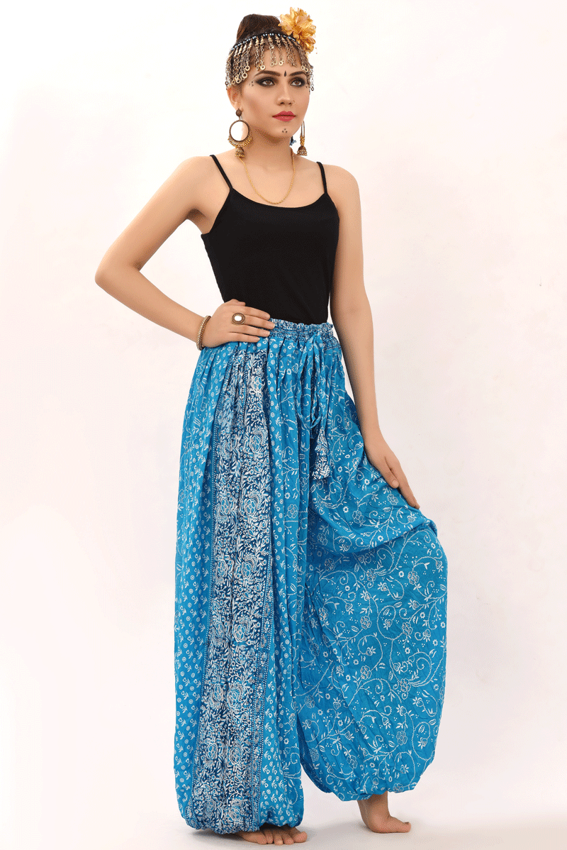 Jodha Maharani Bloomer 100% Cotton turqouise
