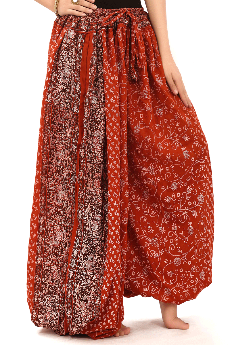 Jodha Maharani Bloomer 100% Cotton rust