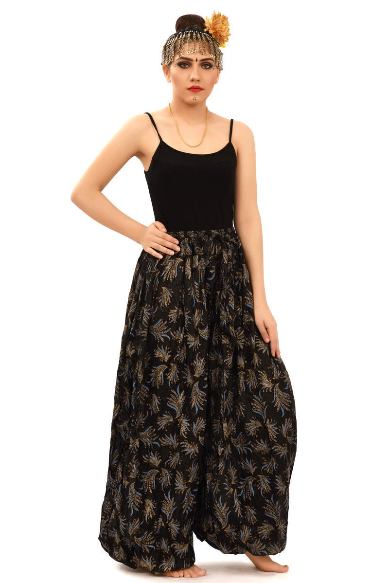 Bloomers Block print blue fall