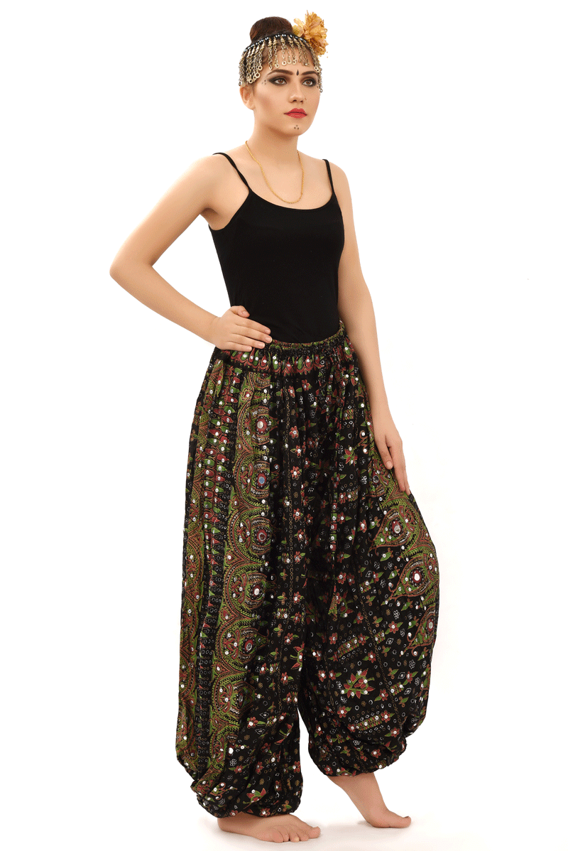 Bloomers Block print green beauty WS