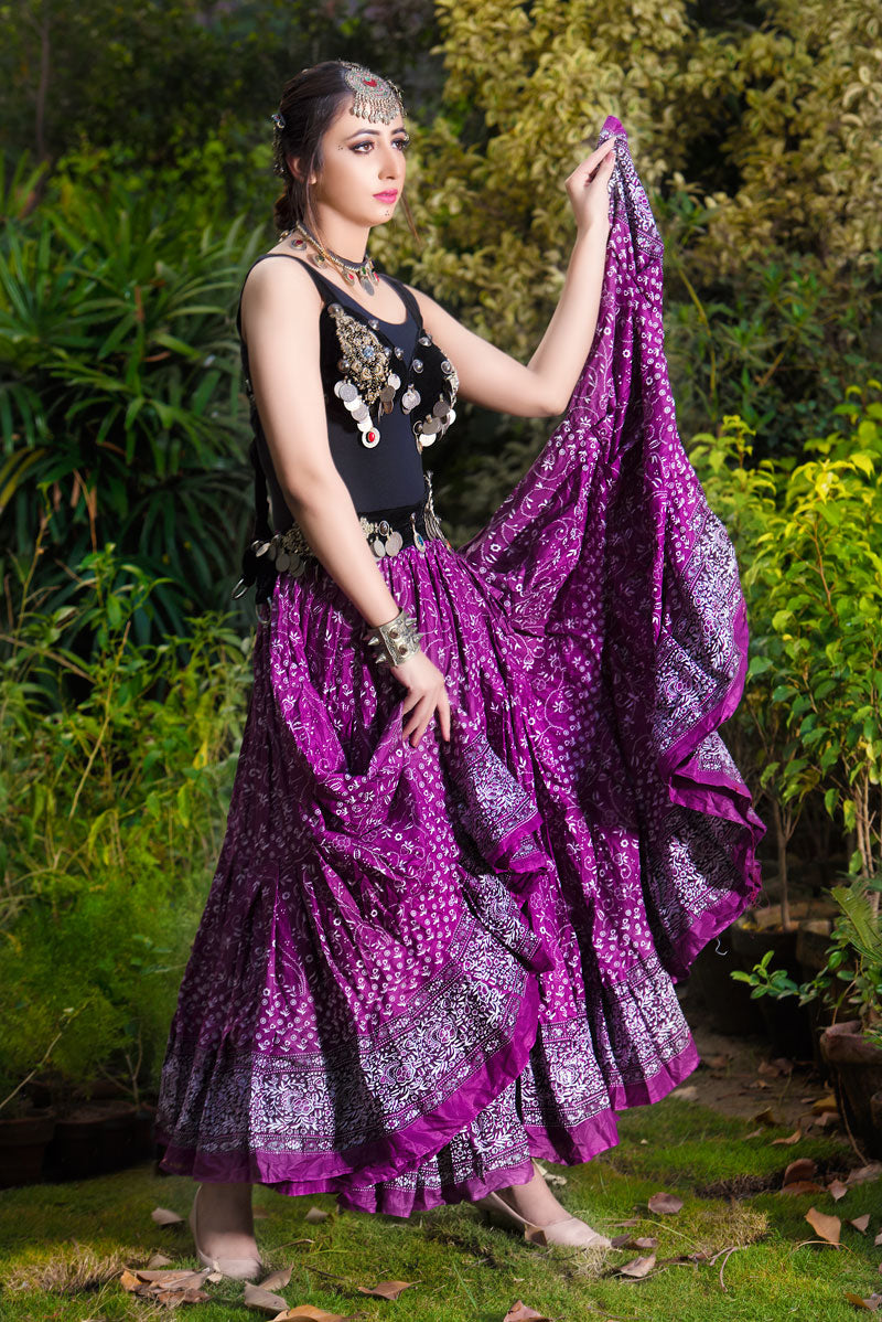 Jodha Maharani Skirt Magenta WLS