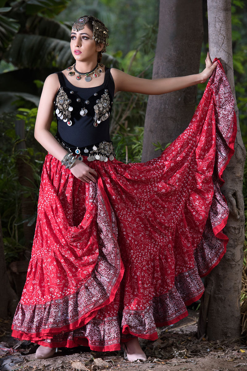 Jodha Maharani Skirt pink WLS