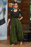 bloomer lurex green