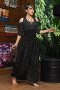 bloomer lurex black