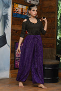 bloomer lurex purple