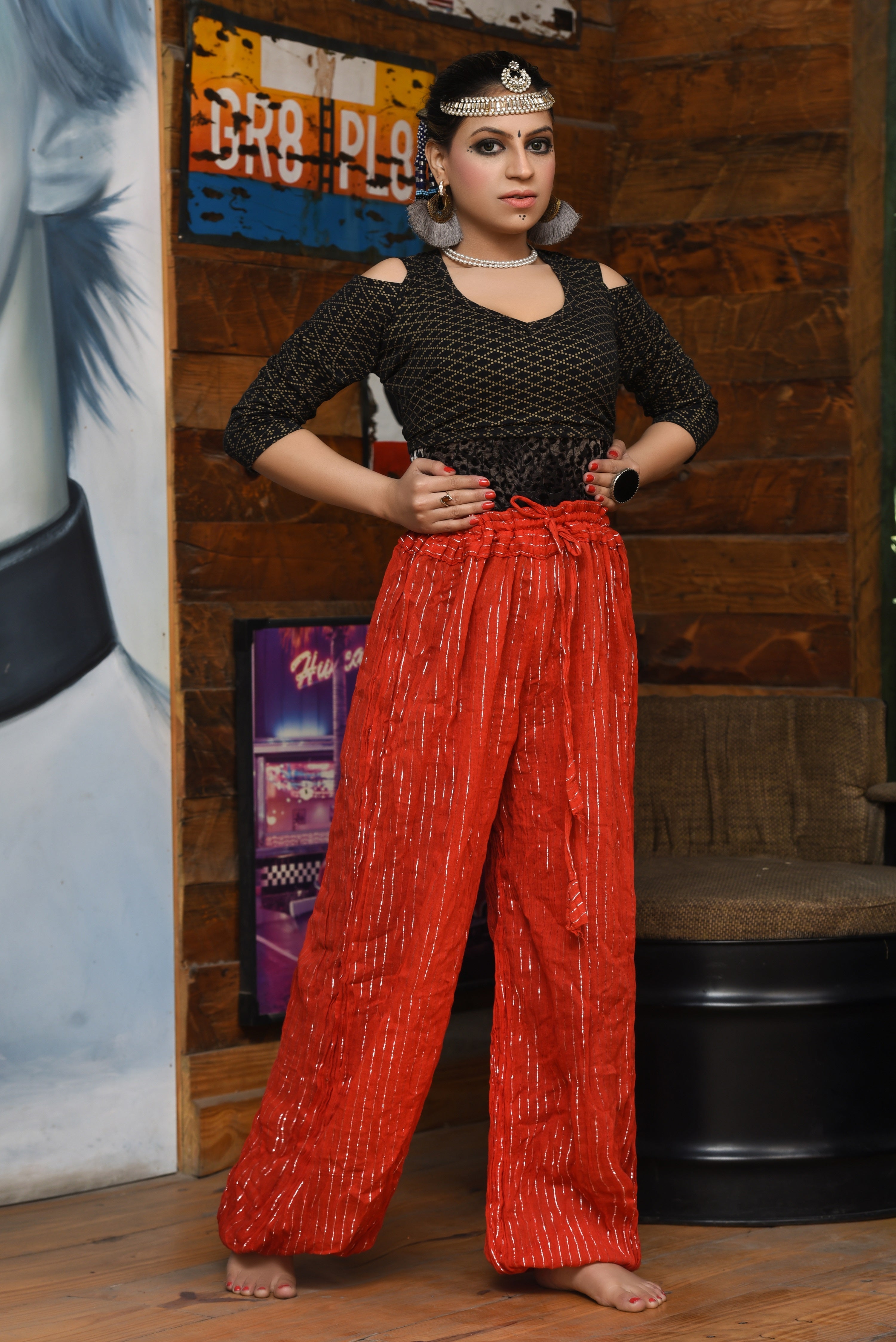 bloomer lurex red WS
