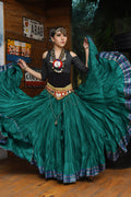 Padma Ashwarya skirt green