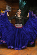Padma Ashwarya skirt blue