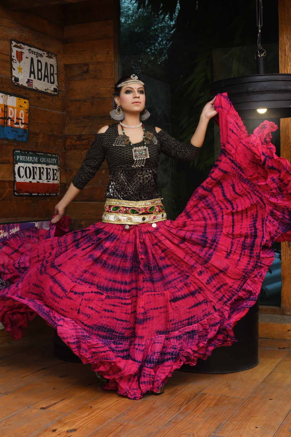 Tiger stripe skirt pink/purple 2020 WLS