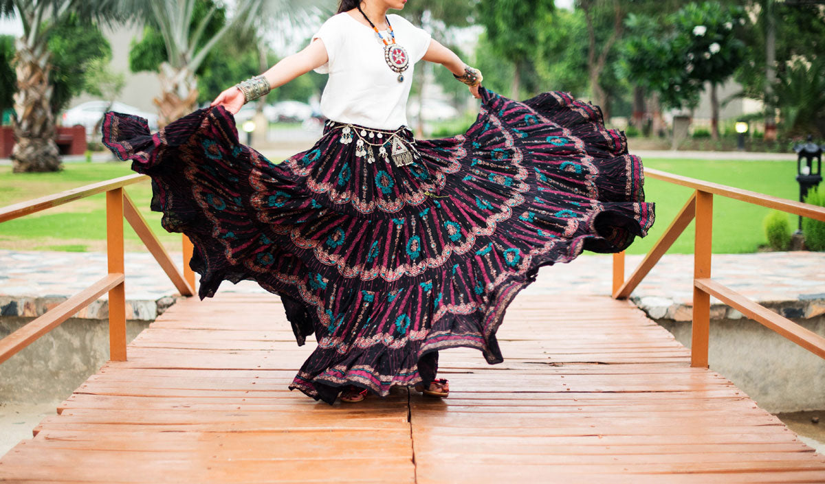 Blockprint Skirt New Collection
